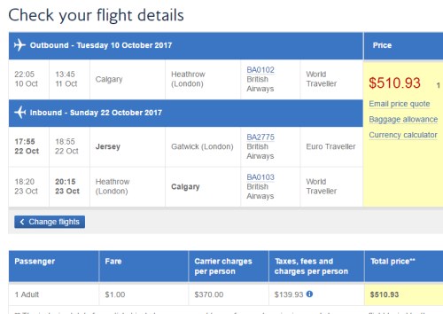 flights from london to jersey uk