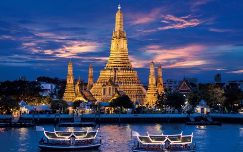 A temple in Bangkok, Thailand