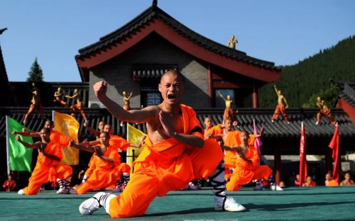 Shaolin temple in Zhenghzhou, China